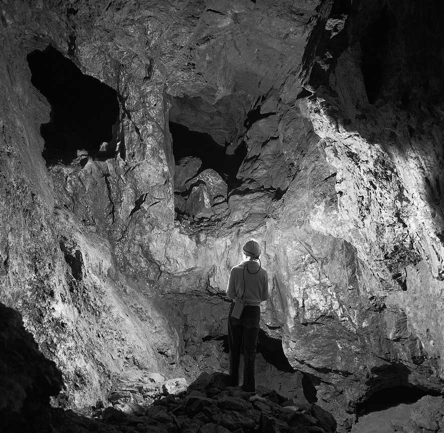 Large stope in Virtuous Lady Mine Double Waters 1977